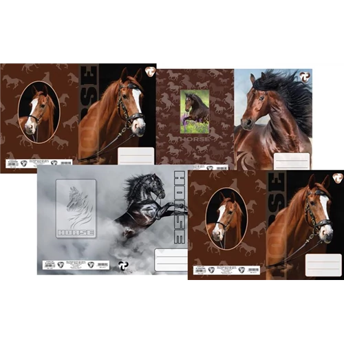 Füzetborító A/5 betétes 4x5 db/csomag T-Creativ "Horses"