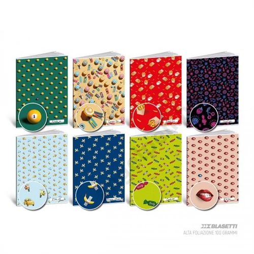 Füzet BLASETTI A/4 100g kockás 50lap  PATTERN  2026 (10db/csg)  9388
