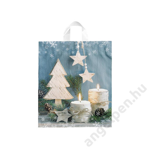 Karácsonyi szalagfüles táska minta7 40x46x8