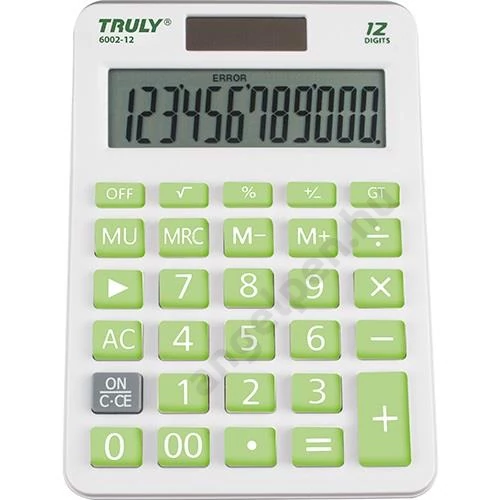 Számológép Truly 6002-12 asztali zöld