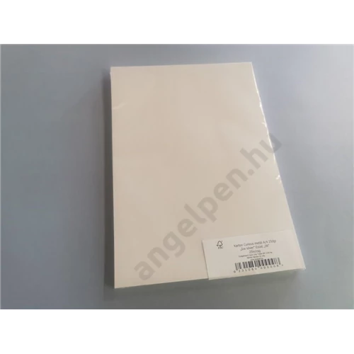 Karton Curious Metál A/4 250gr "08" Ice silver (ezüst) 25ív/csg