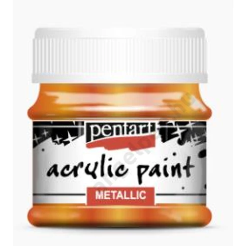 Metál akrilfesték 50 ml metál narancs