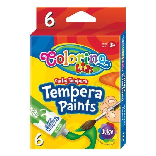 Colorino 6x12ml tubusos temperakészlet