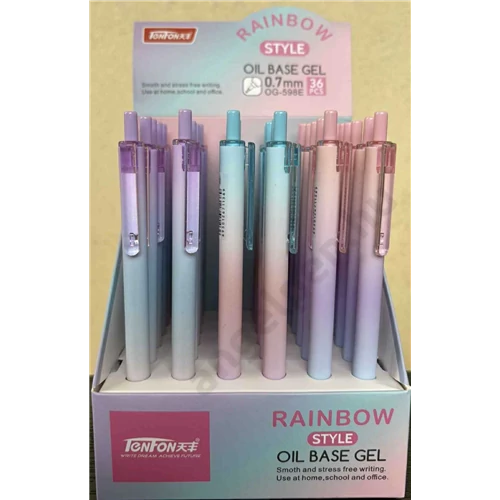 Golyóstoll Tenfon Rainbow OG-598E 36db/Display olajos betéttel