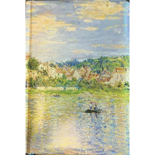 Füzet Notesz A5 7200-2 Claude Monet sárga lapos, vonalas