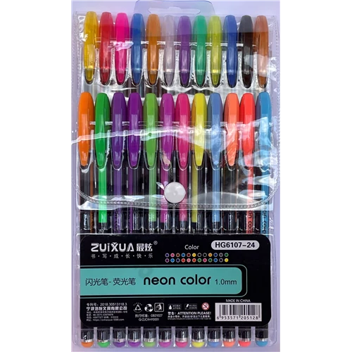Zseléstoll készlet GLITTERES 24 db-os HG6107-24