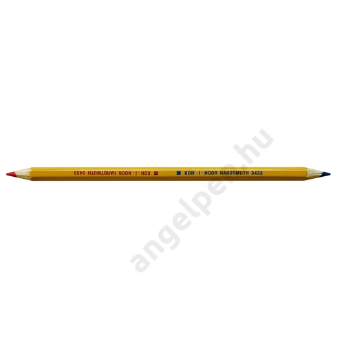 KOH-I-NOOR 3433 SZÍNES CERUZA PIROS-KÉK HATSZÖGLETŰ (7MM) D12