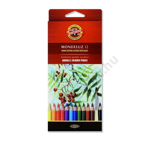 KOH-I-NOOR 3716 MONDELUZ AQUARELL SZÍNES CERUZA/12 HATSZÖGLETŰ (7MM)