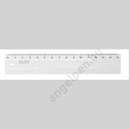 KOH-I-NOOR 9992L07420PS VONALZÓ ÁTLÁTSZÓ 15CM