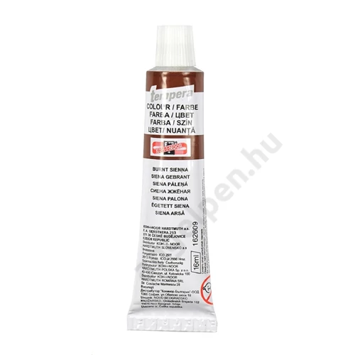KOH-I-NOOR 162609 TEMPERA ÉGETETT SIENA 16ML