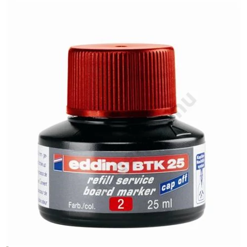 EDDING BTK25 TINTA (TÁBLAMARKERHEZ) PIROS 25 ML