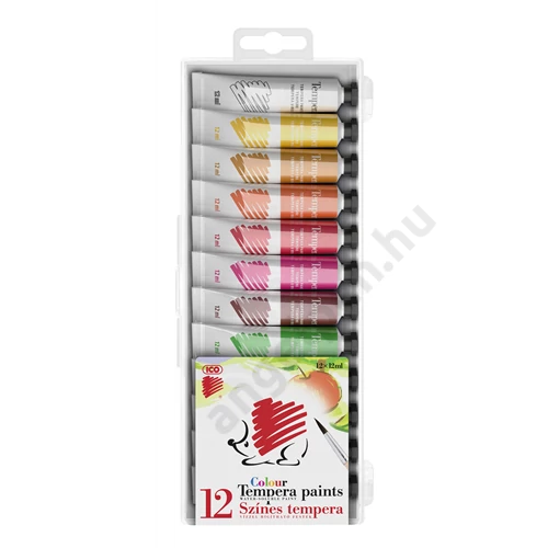 ICO SÜNI TEMPERA/12 TUBUSOS SZÍNES 12 ML/TUBUS