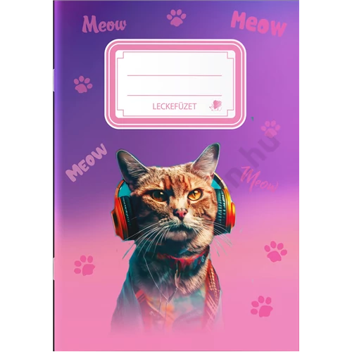 ICO SÜNI LECKEFÜZET CATS A/5