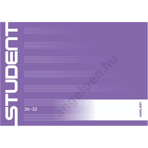 ICO STUDENT HANGJEGYFÜZET 36-32 FEKVŐ 32 LAP