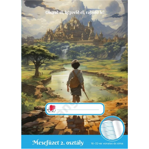ICO SÜNI MESEFÜZET 2.OSZTÁLYOS 32 LAP A/5 FIÚ
