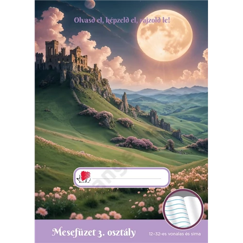 ICO SÜNI MESEFÜZET 3.OSZTÁLYOS LÁNY 32 LAP A/5