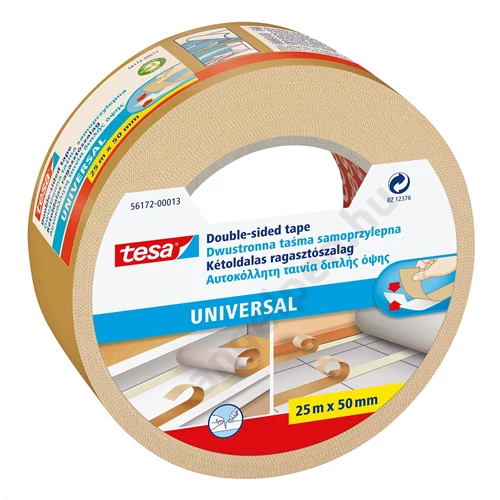 TESA 56172 KÉTOLDALON TAPADÓ RAGASZTÓSZALAG PP 25MX50MM