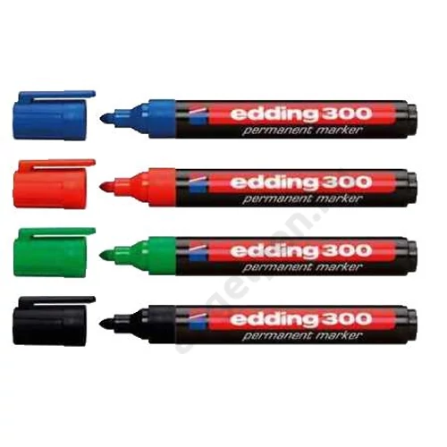 EDDING 300 PERMANENT MARKER FEKETE D10