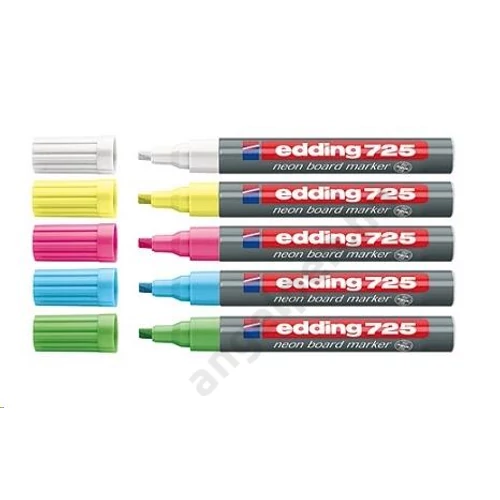 EDDING 725 NEON TÁBLAMARKER FEHÉR D10