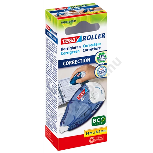 TESA 59880 HIBAJAVÍTÓ ROLLER UTÁNTÖLTHETŐ 14MX8.4MM