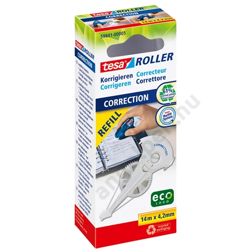 TESA 59841 HIBAJAVÍTÓ ROLLER UTÁNTÖLTŐ KAZETTA 14MX4.2MM