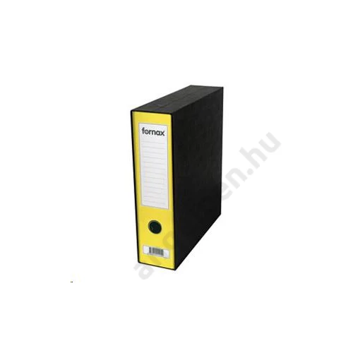 Tokos iratrendező A4, 8cm, Fornax Prestige sárga