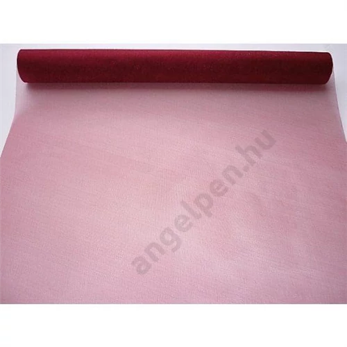 BORDÓ ORGANZA 10 méter/tekercs 23,5 cm