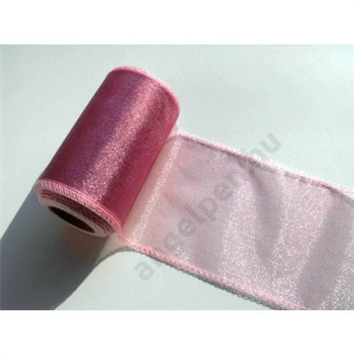 MÁLYVA SZEGETT ORGANZA 11cm széles  10m hosszú