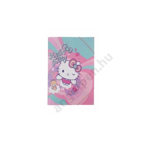 Gumis mappa Hello Kitty A/4 PP műanyag 