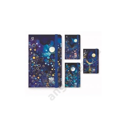 Beíró jegyzet GIPTA Blue Book 13x21cm keményfedeles 96 lapos sima 7412