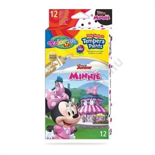 Colorino Disney Minnie 12x12ml tubusos temperakészlet