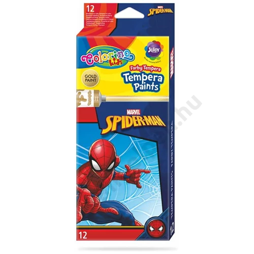 Colorino Disney Spider Man 12x12ml tubusos temperakészlet