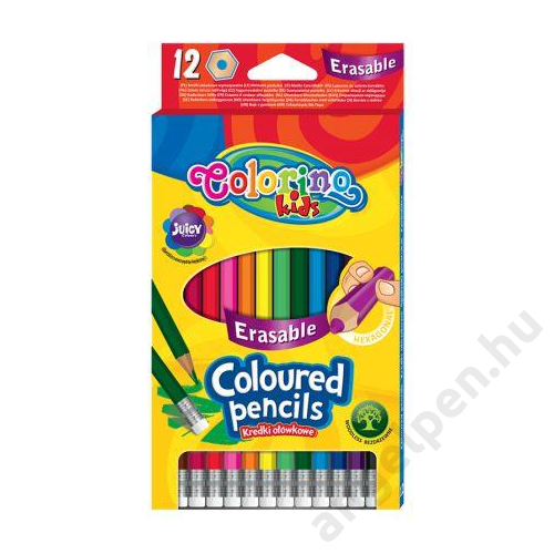 Colorino radírozható 12db-os színesceruza készlet ÚJ!