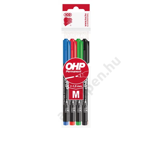 ICO OHP PERMANENT MARKER M 4 KLF. SZÍN PB