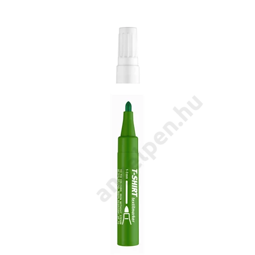 ICO T-SHIRT TEXTILMARKER ZÖLD (40) D25