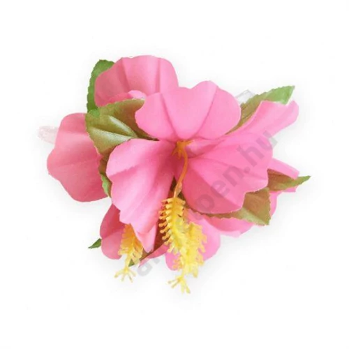 HAWAII RÓZSASZÍN VIRÁGOS HAJCSIPESZ  11cm