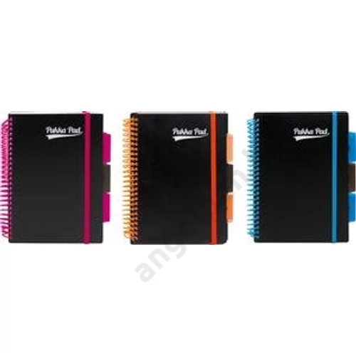 Spirálfüzet Pukka Pad A/5 Project Book Unipad Black,7665-PPN