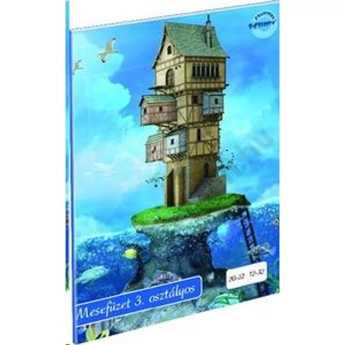 Füzet T-Creativ mesefüzet A/5 12-32 3. oszt. Vonalas+sima, 10 db/cs. 32 lapos