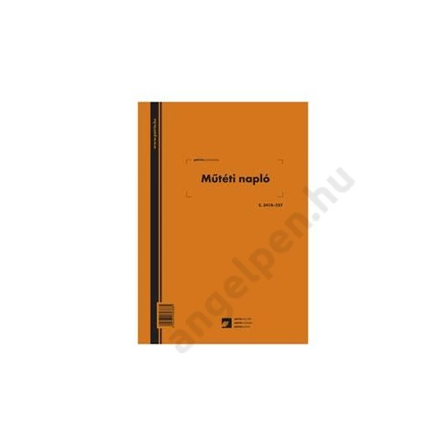 Műtéti Napló A/4 100 lapos
