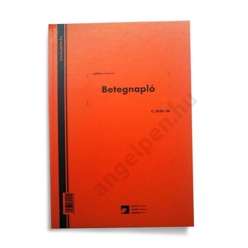 Betegnapló 100 lapos 205x295mm