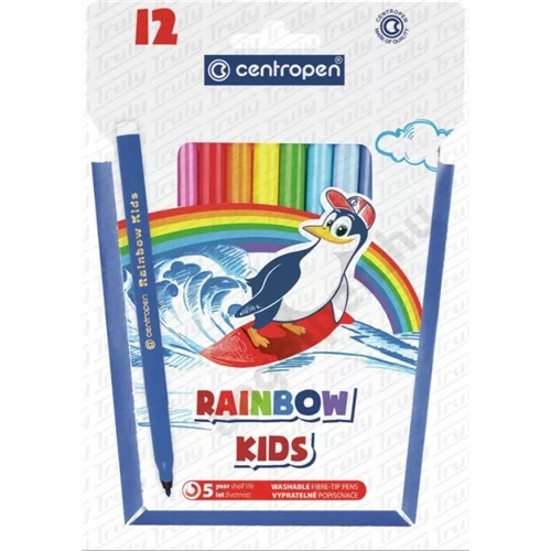 Filctoll készlet Centropen Rainbow Kids 12 db  7550/12