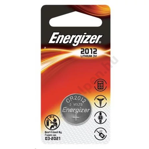 Gombelem, CR2012, 1 db, ENERGIZER