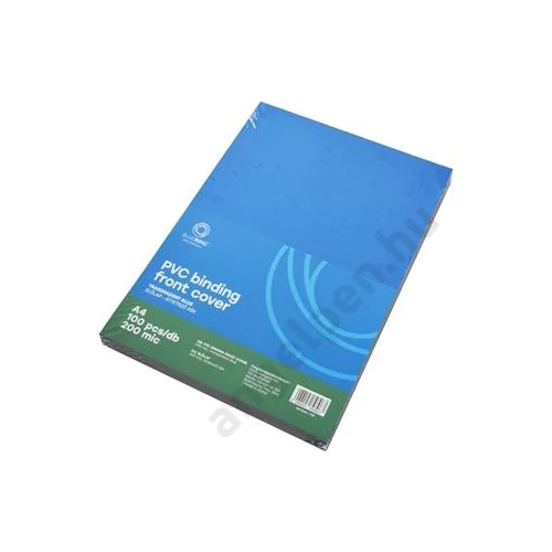 Előlap, A4, 200 micron 100 db/csomag, Bluering® áttetsző kék