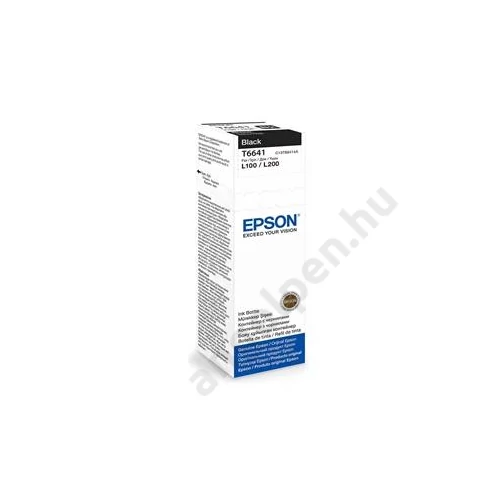 Ink Epson T6641 black ORIGINAL 70ml