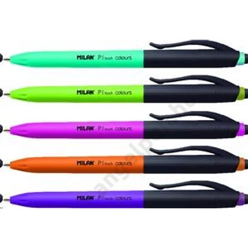 Golyóstoll Milan P1 T. Stylus Colours 176592124 7 pink, 4 vzöld, 4 kék, 3 narancs,6 lila