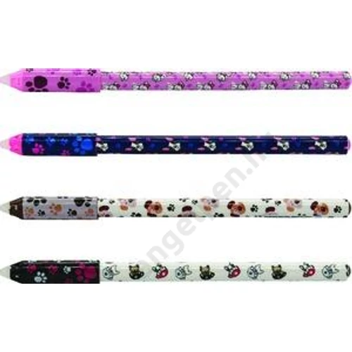 Roller M&G iErase Dogs kék, törölhető,kupakos, 0,5 mm, AKPB14S2