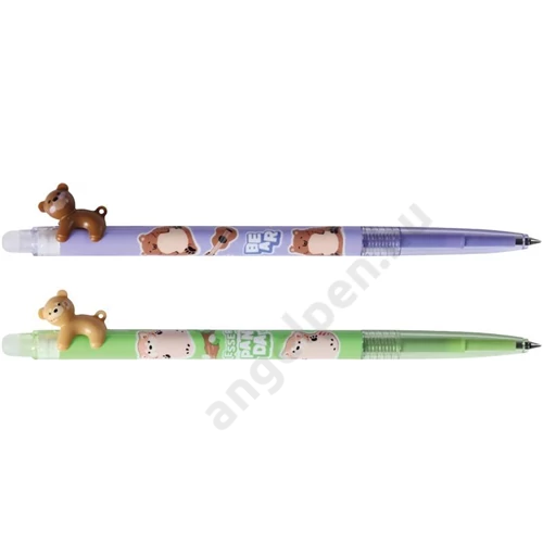  Rollertoll 0,4 mm törölhető M&G "iErase" Soft Animals kék 24 db/dob