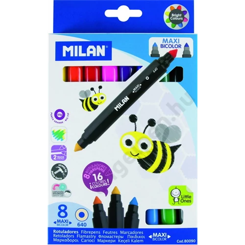 Filc Milan  8-as 640 Maxi Bicolour kétvégű vastag készlet, 80090