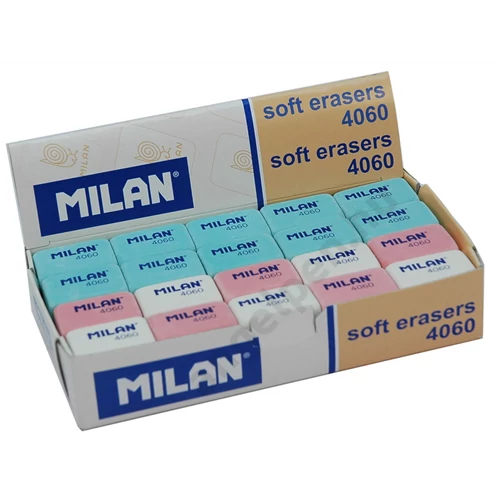 Radír Milan 4080 színes-mintás 80 db/doboz, CNM4060, CNM4080