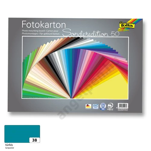 Fotókarton 50x70cm 300g 10ív türkisz